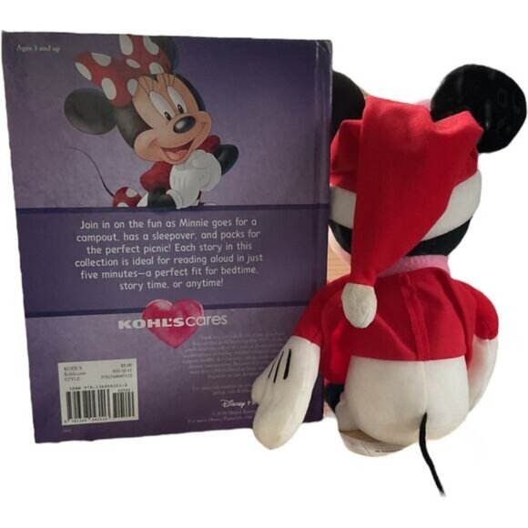 2020 Kohls Cares Minnie Mouse and Kohls Cares 5 Story Book Plush Stuffed Animal - Picture 4 of 5